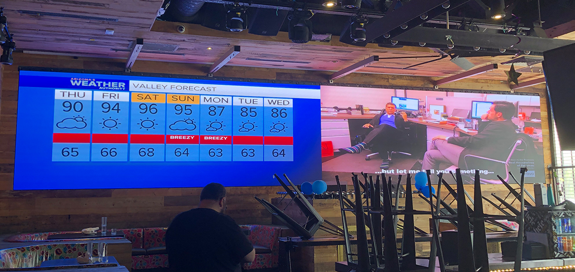 VF4應(yīng)用于美國(guó)亞利桑那州斯科茨代爾市的EI Hefe酒吧餐廳