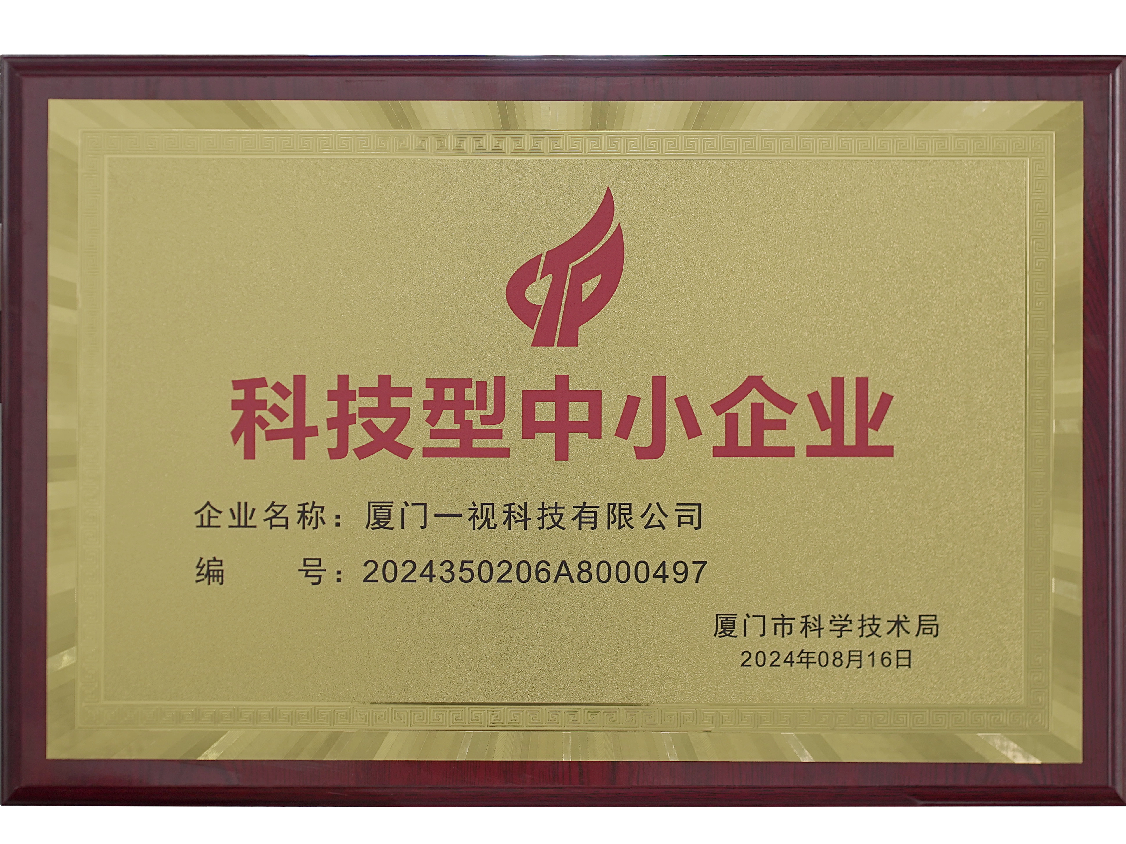 喜報(bào)！一視科技榮獲“科技型中小企業(yè)”稱號