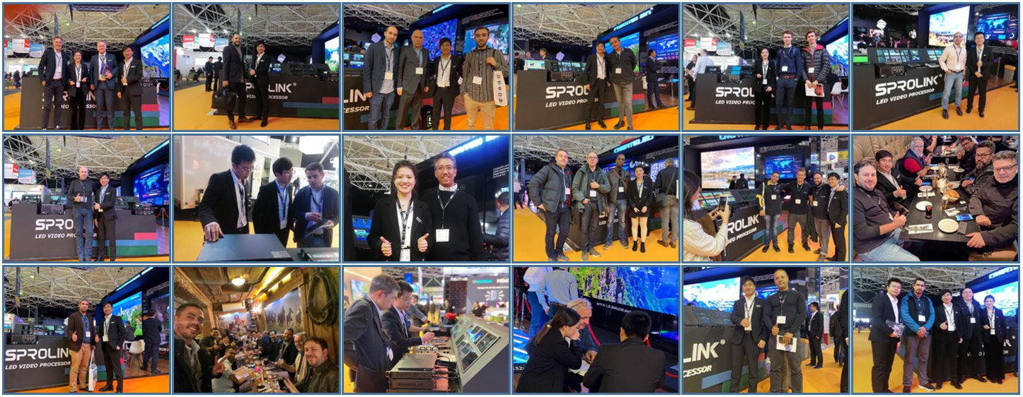 SPROLINK with customers in ISE2020 在ISE2020中與客戶建立SPROLINK
